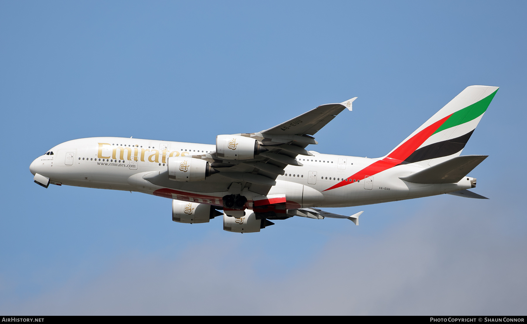 Aircraft Photo of A6-EUU | Airbus A380-842 | Emirates | AirHistory.net #814703