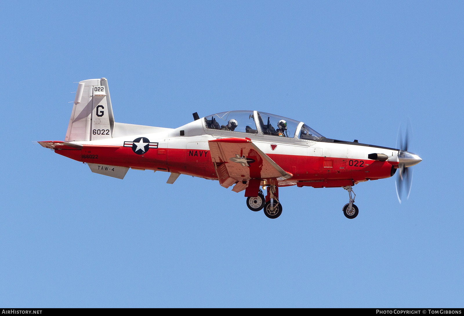 Aircraft Photo of 166022 | Hawker Beechcraft T-6B Texan II | USA - Navy | AirHistory.net #814733