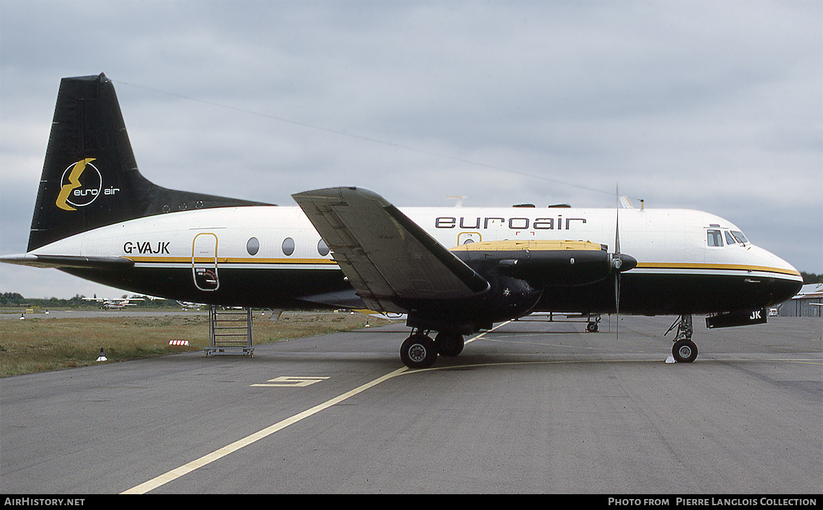 Aircraft Photo of G-VAJK | Hawker Siddeley HS-748 Srs1/105 | Euroair | AirHistory.net #814739