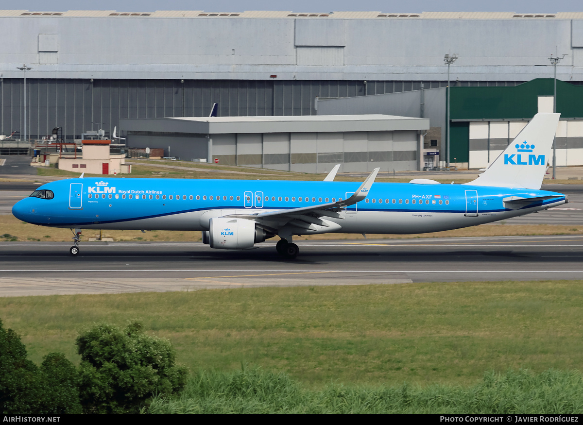 Aircraft Photo of PH-AXF | Airbus A321-252NX | KLM - Royal Dutch Airlines | AirHistory.net #814761