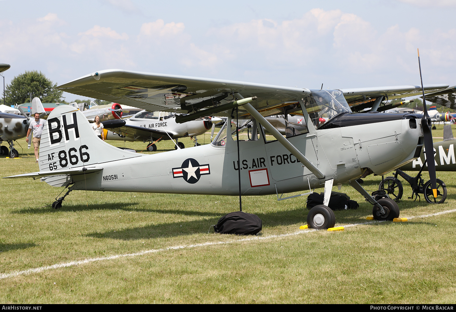 Aircraft Photo of N60591 / 65-866 | Cessna O-1F Bird Dog | USA - Air Force | AirHistory.net #814780