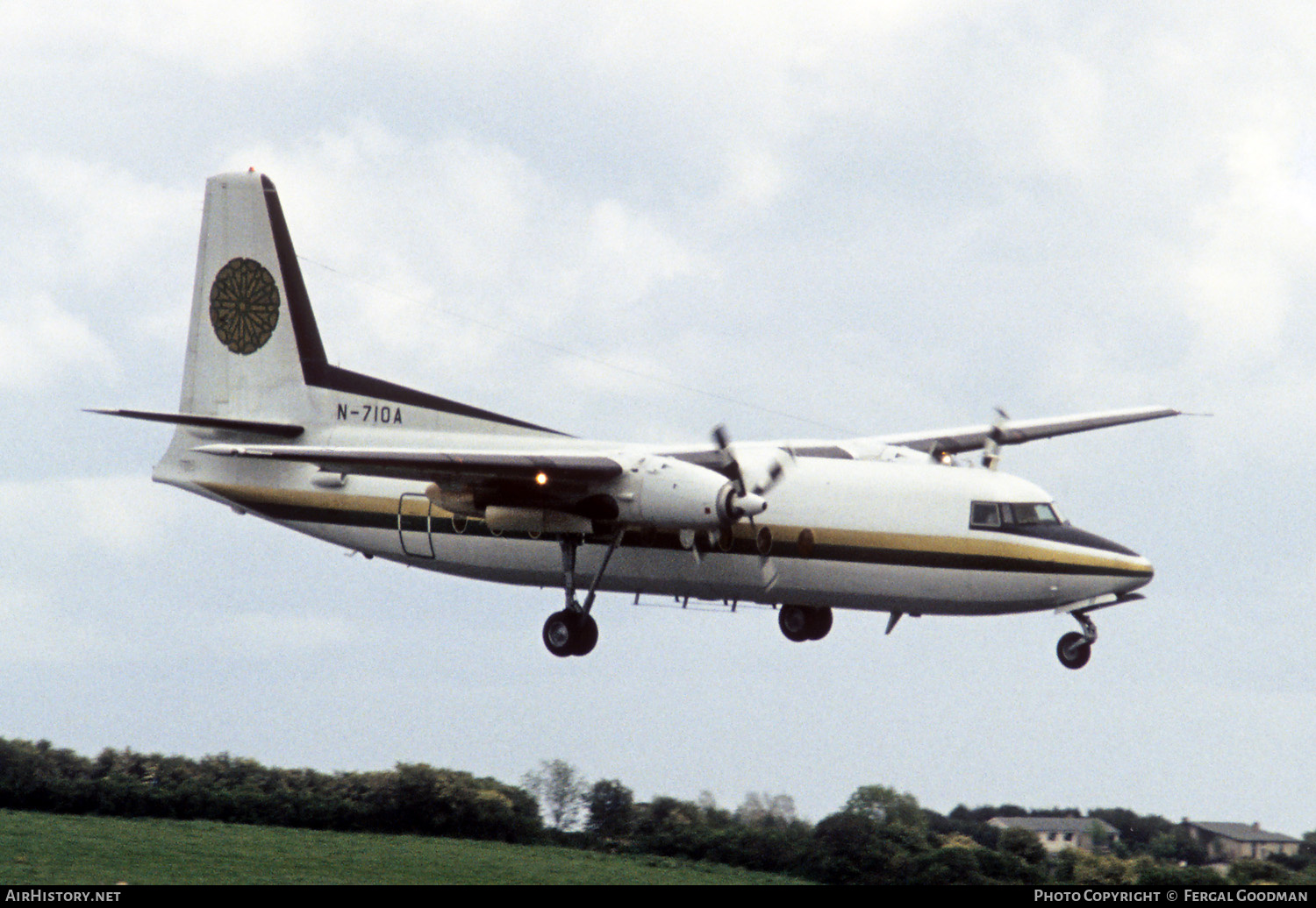 Aircraft Photo of N710A | Fokker F27-400 Friendship | Aramco | AirHistory.net #814785