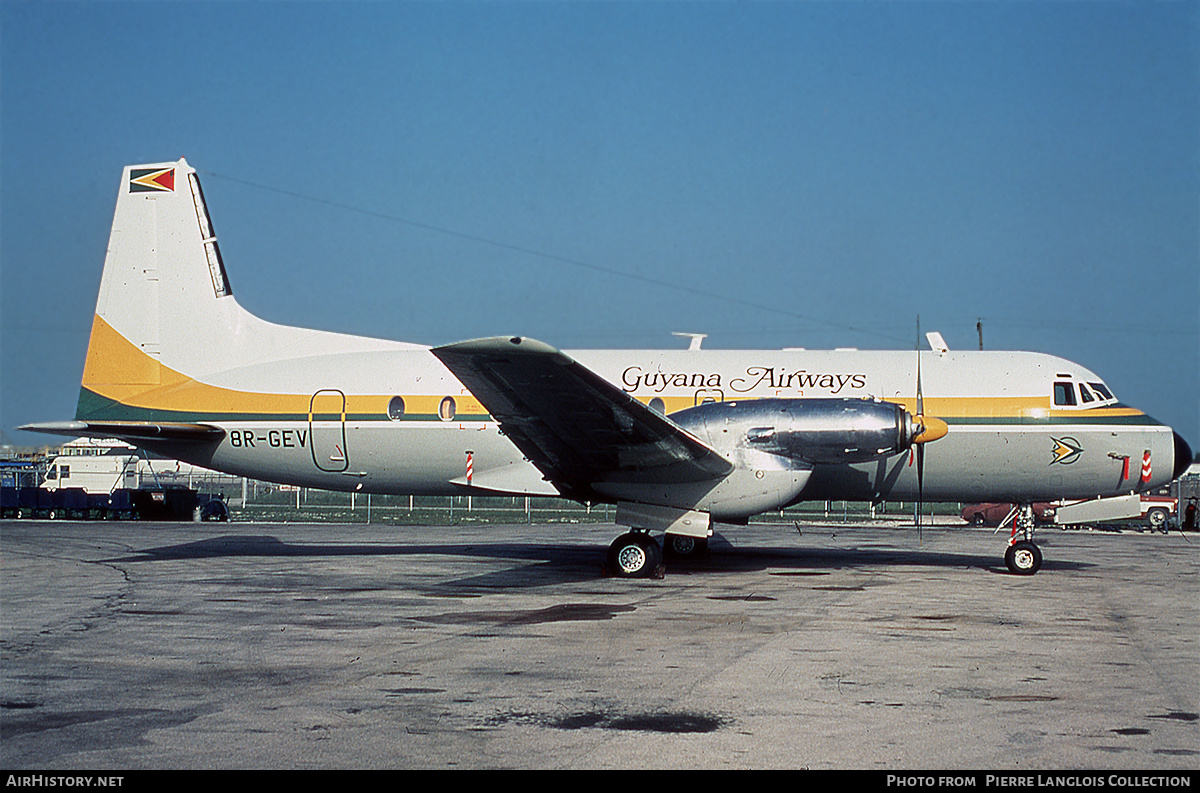 Aircraft Photo of 8R-GEV | Hawker Siddeley HS-748 Srs2A/309LFD | Guyana Airways | AirHistory.net #814800