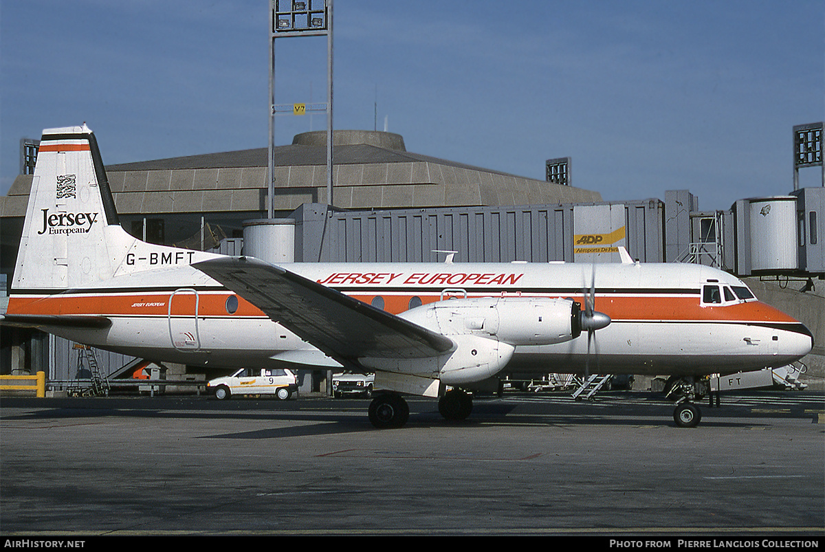Aircraft Photo of G-BMFT | Hawker Siddeley HS-748 Srs2A/266 | Jersey European Airways | AirHistory.net #814802