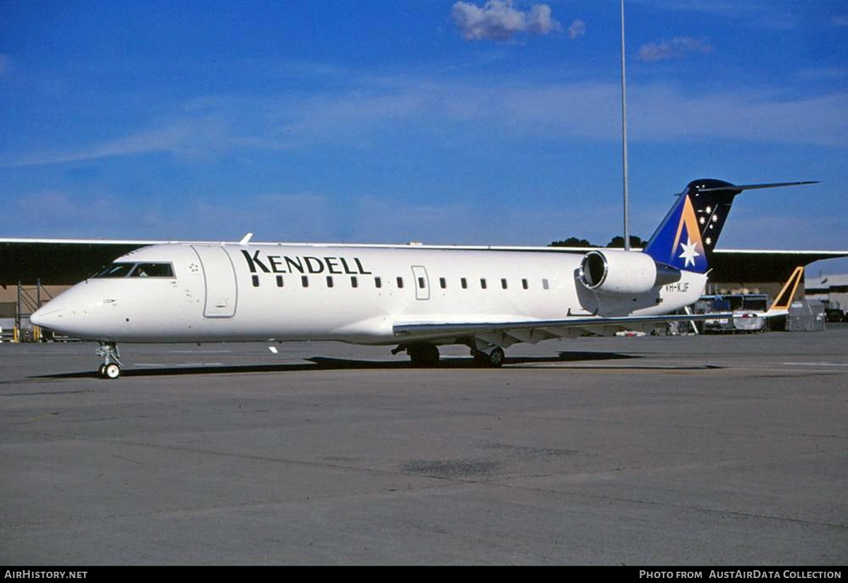 Aircraft Photo of VH-KJF | Bombardier CRJ-200ER (CL-600-2B19) | Kendell Airlines | AirHistory.net #814819