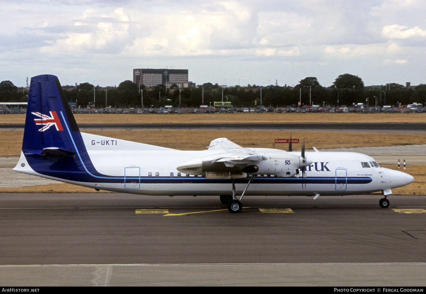 Aircraft Photo of G-UKTI | Fokker 50 | Air UK | AirHistory.net #814834