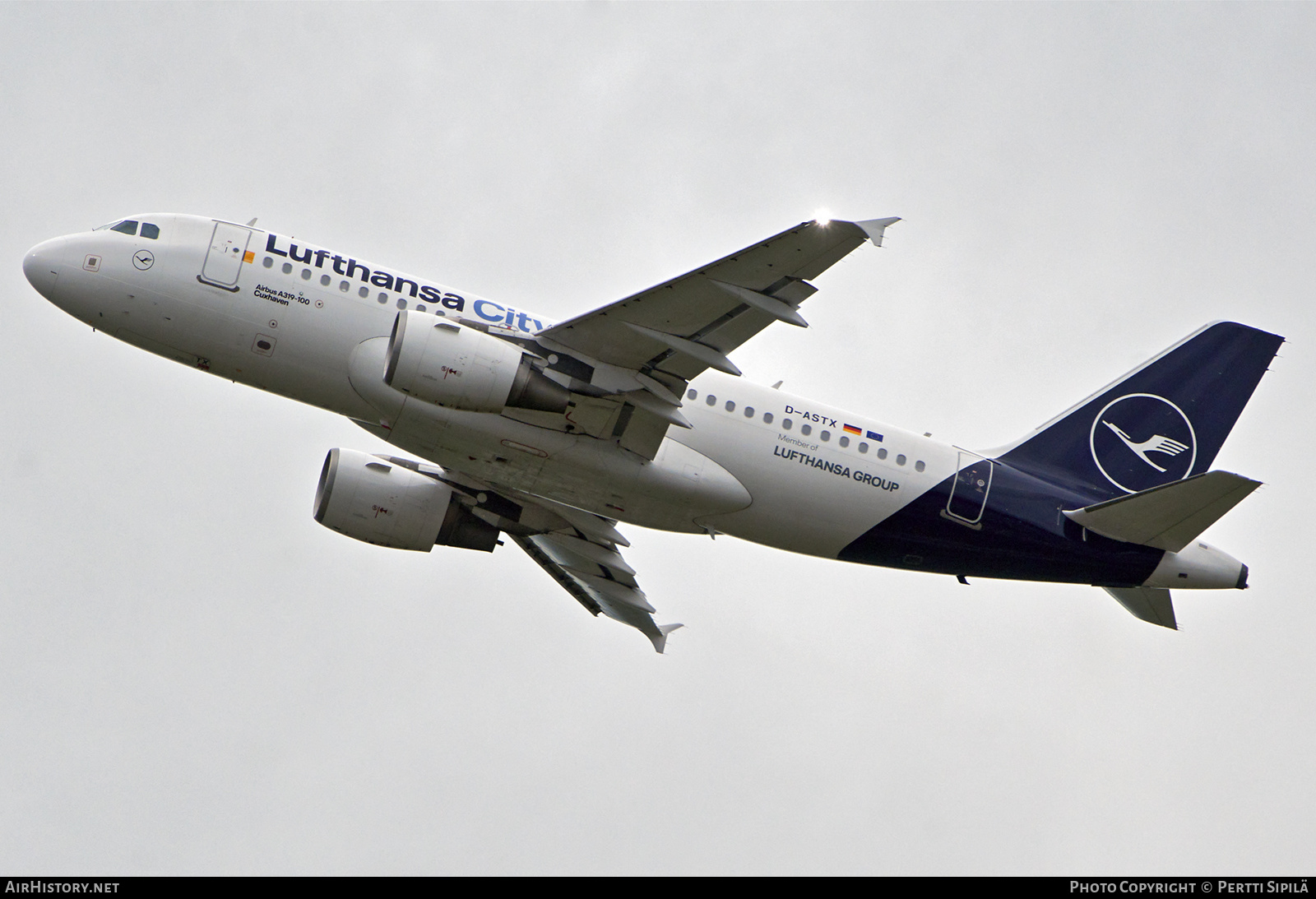 Aircraft Photo of D-ASTX | Airbus A319-112 | Lufthansa City | AirHistory.net #814848