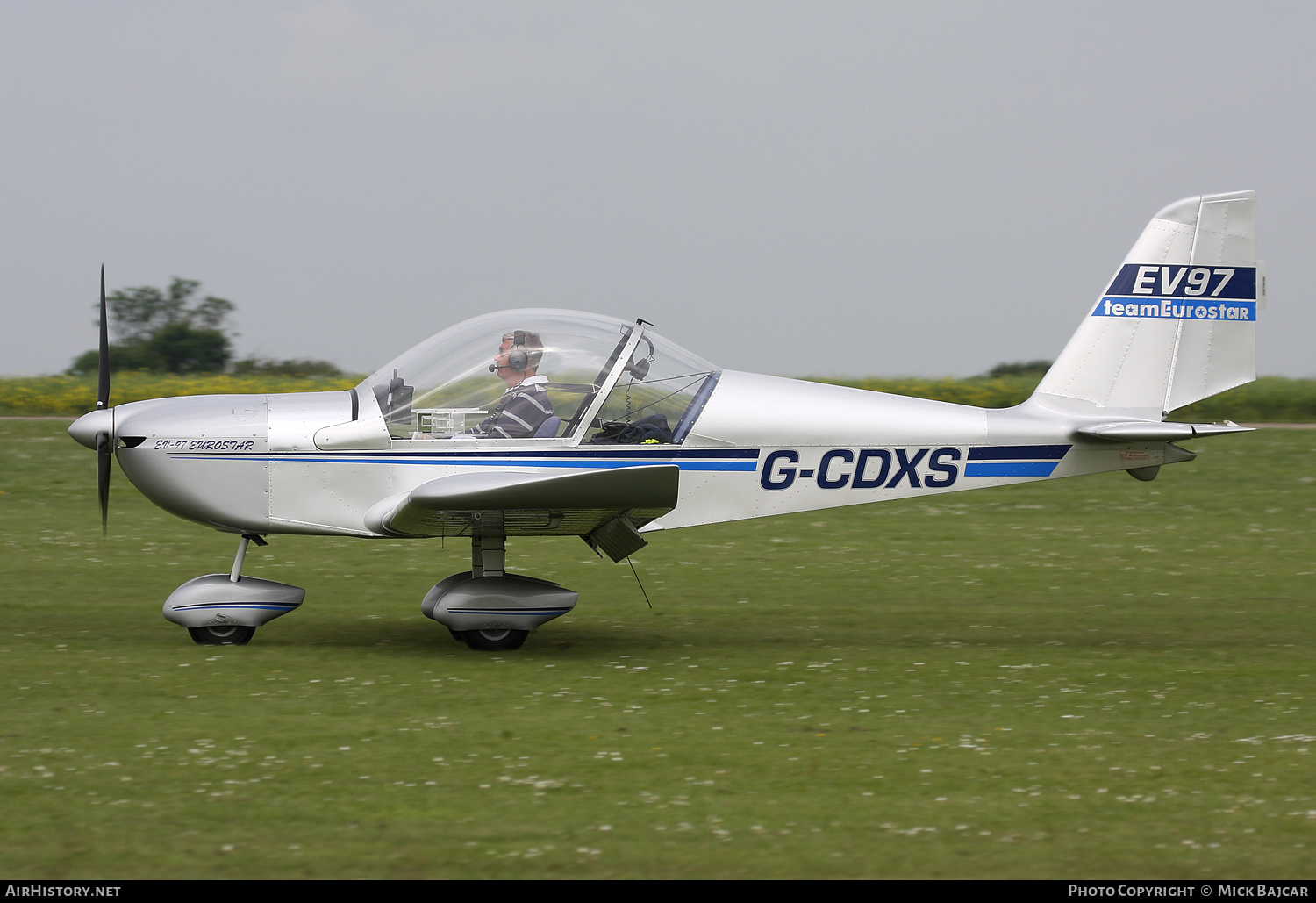 Aircraft Photo of G-CDXS | Cosmik EV-97 TeamEurostar UK | AirHistory.net #814850