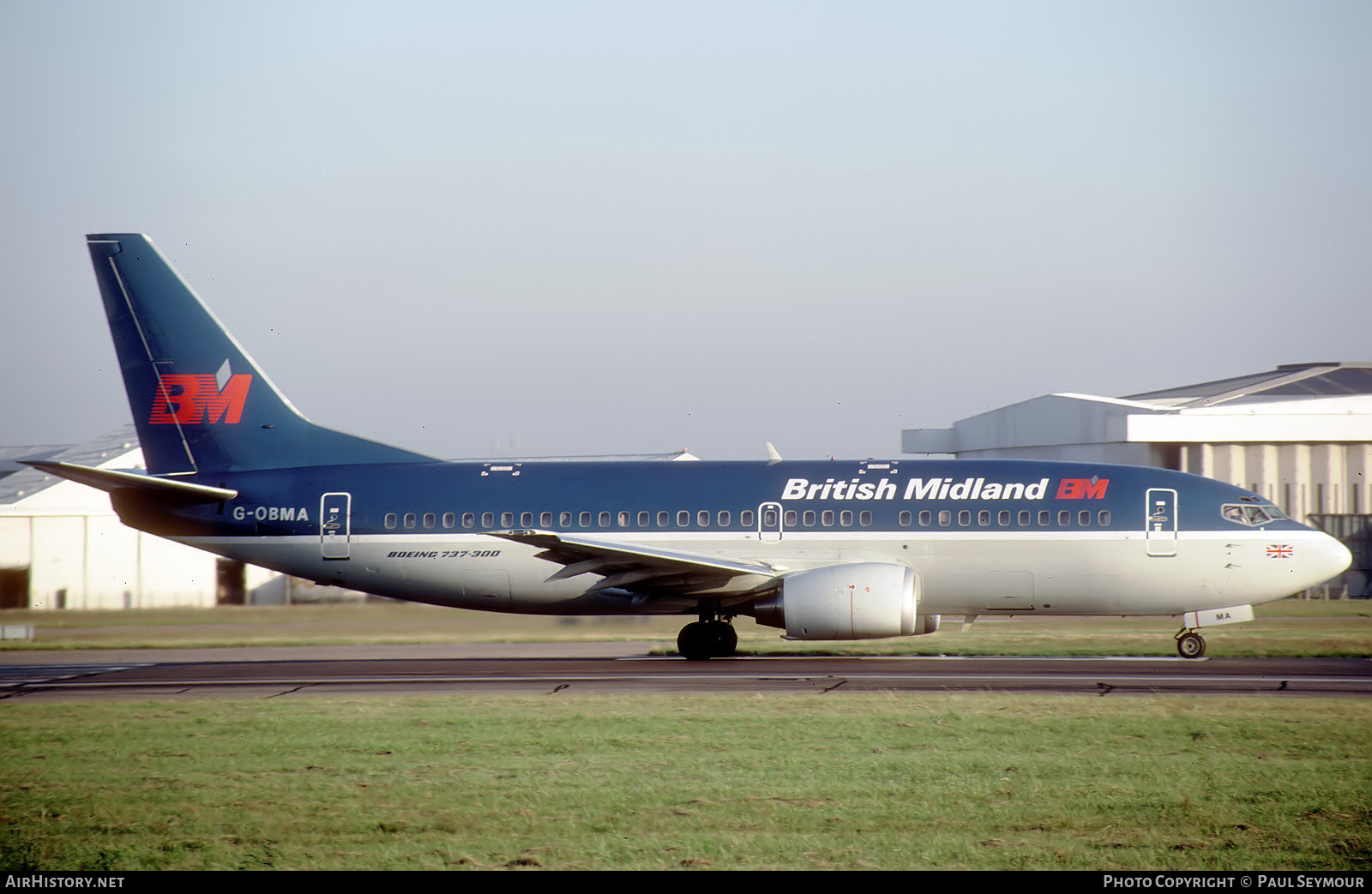 Aircraft Photo of G-OBMA | Boeing 737-33A | British Midland Airways - BMA | AirHistory.net #814884