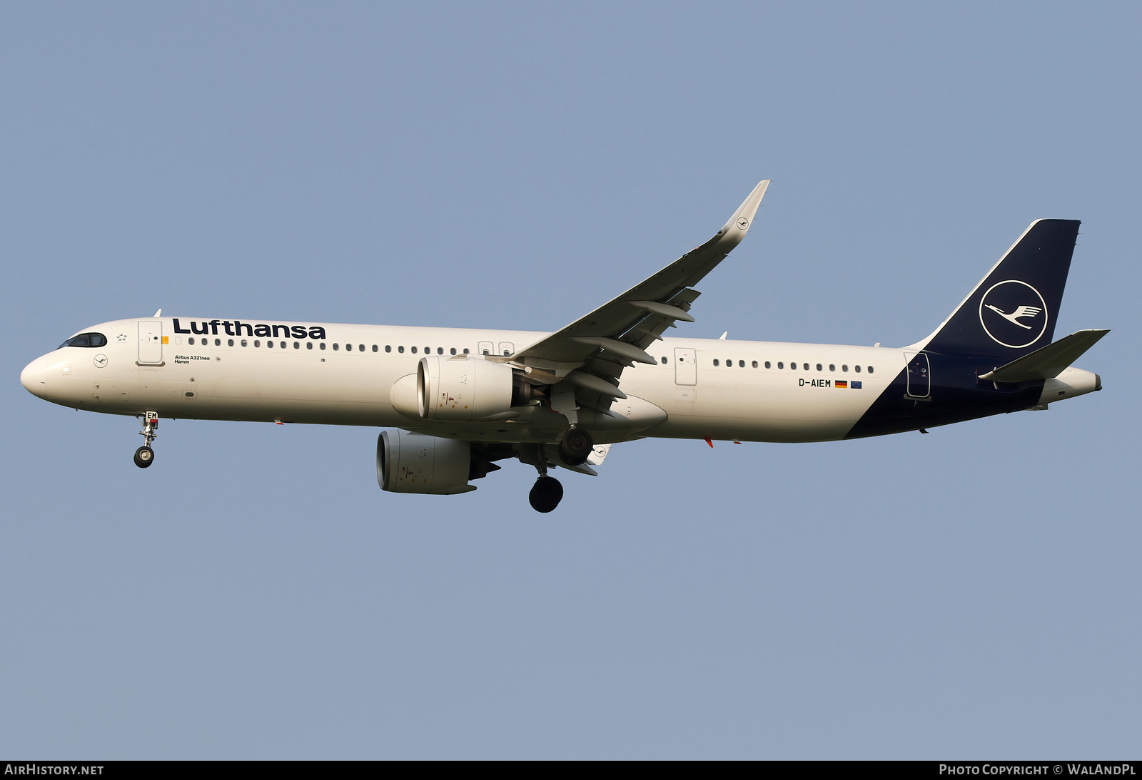 Aircraft Photo of D-AIEM | Airbus A321-271NX | Lufthansa | AirHistory.net #814890