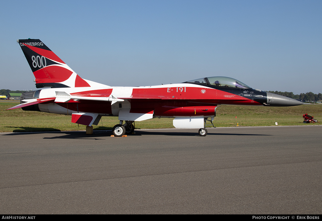 Aircraft Photo of E-191 | General Dynamics F-16AM Fighting Falcon | Denmark - Air Force | AirHistory.net #814895