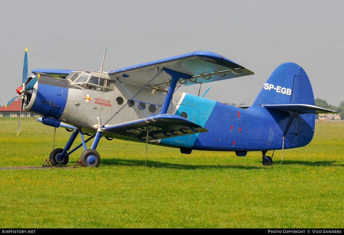 Aircraft Photo of SP-EGB | Antonov An-2TD | Aeroklub Krakowski | AirHistory.net #814916