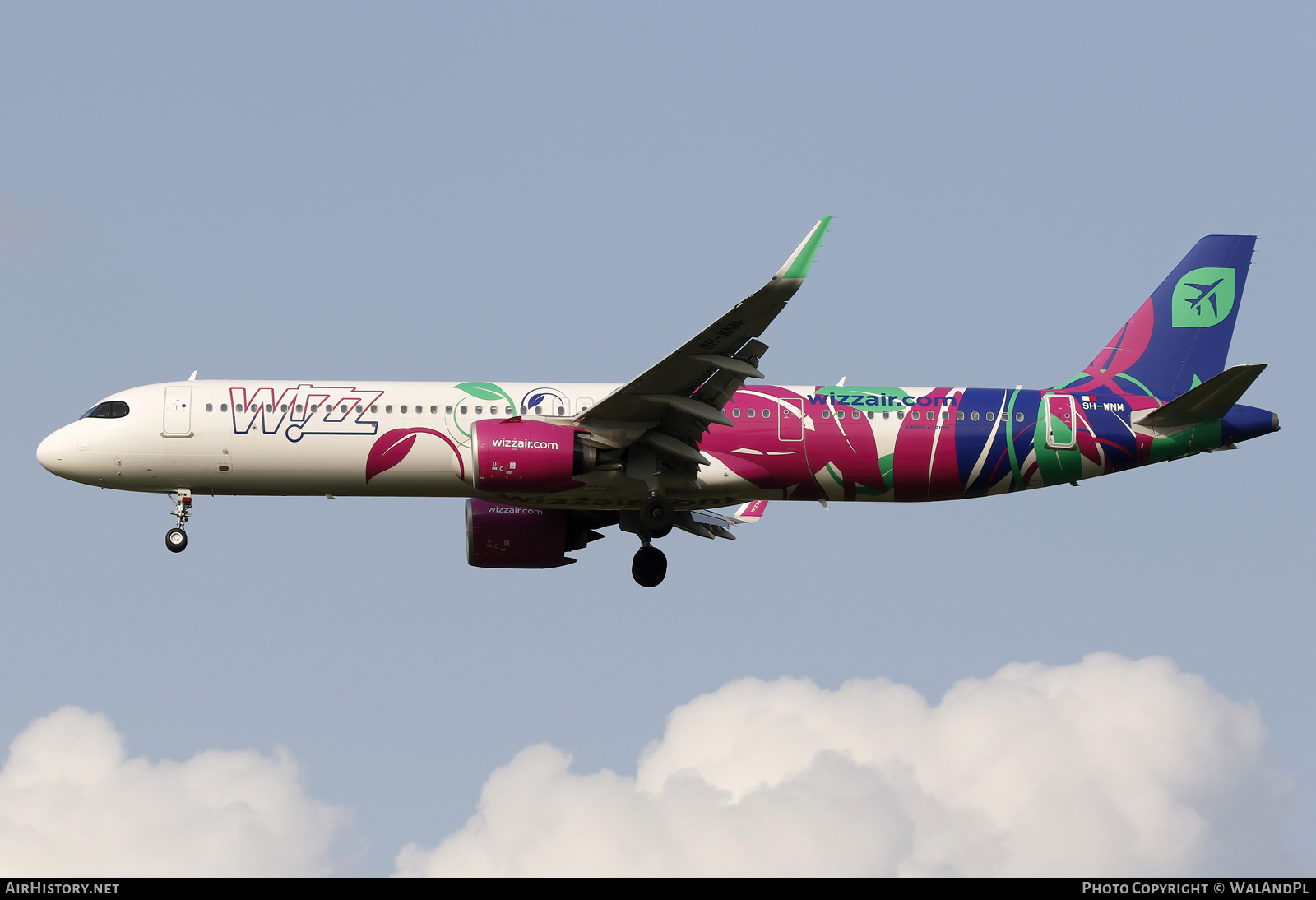 Aircraft Photo of 9H-WNM | Airbus A321-271NX | Wizz Air | AirHistory.net #814934