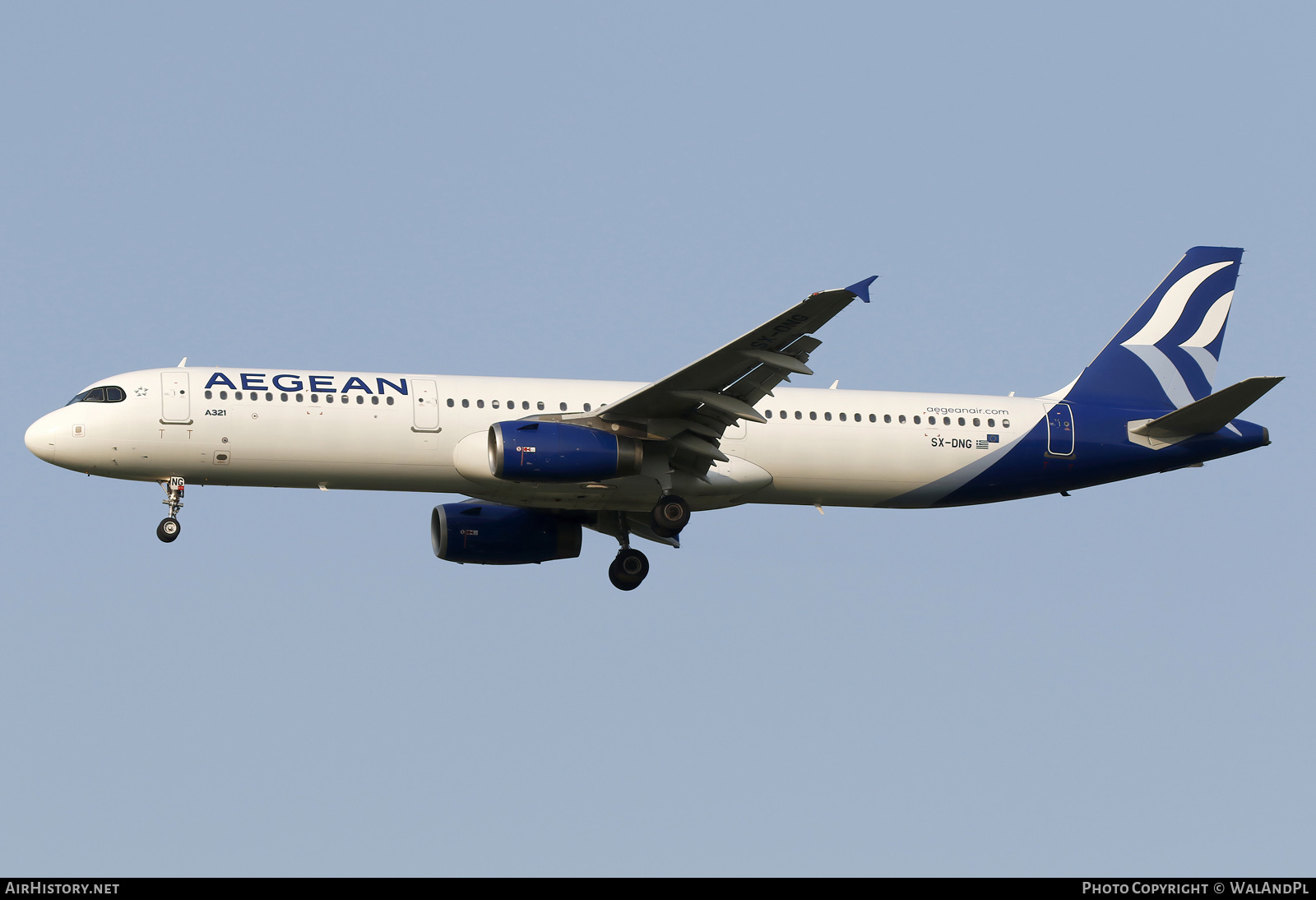 Aircraft Photo of SX-DNG | Airbus A321-231 | Aegean Airlines | AirHistory.net #814947