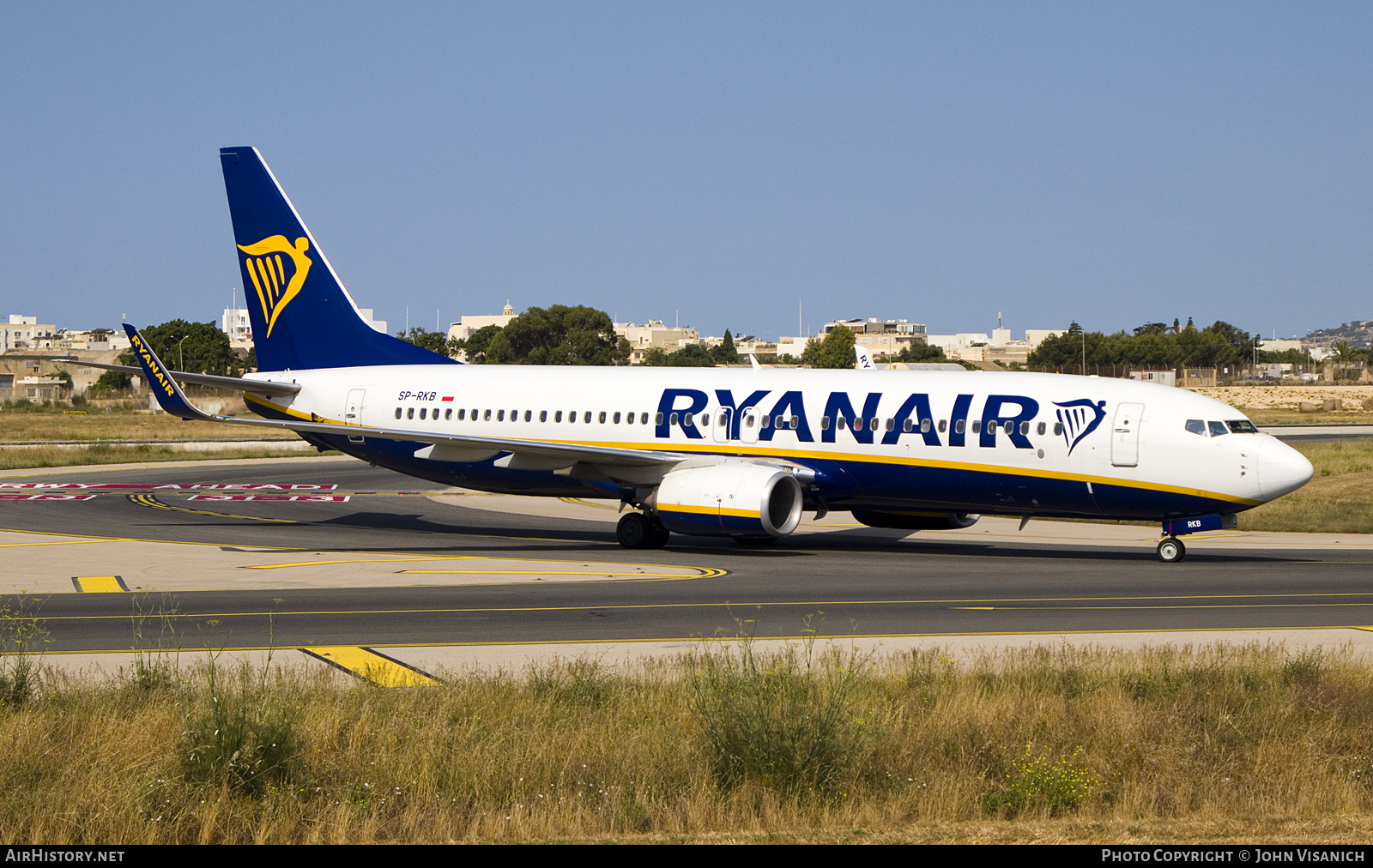 Aircraft Photo of SP-RKB | Boeing 737-8AS | Ryanair | AirHistory.net #814958