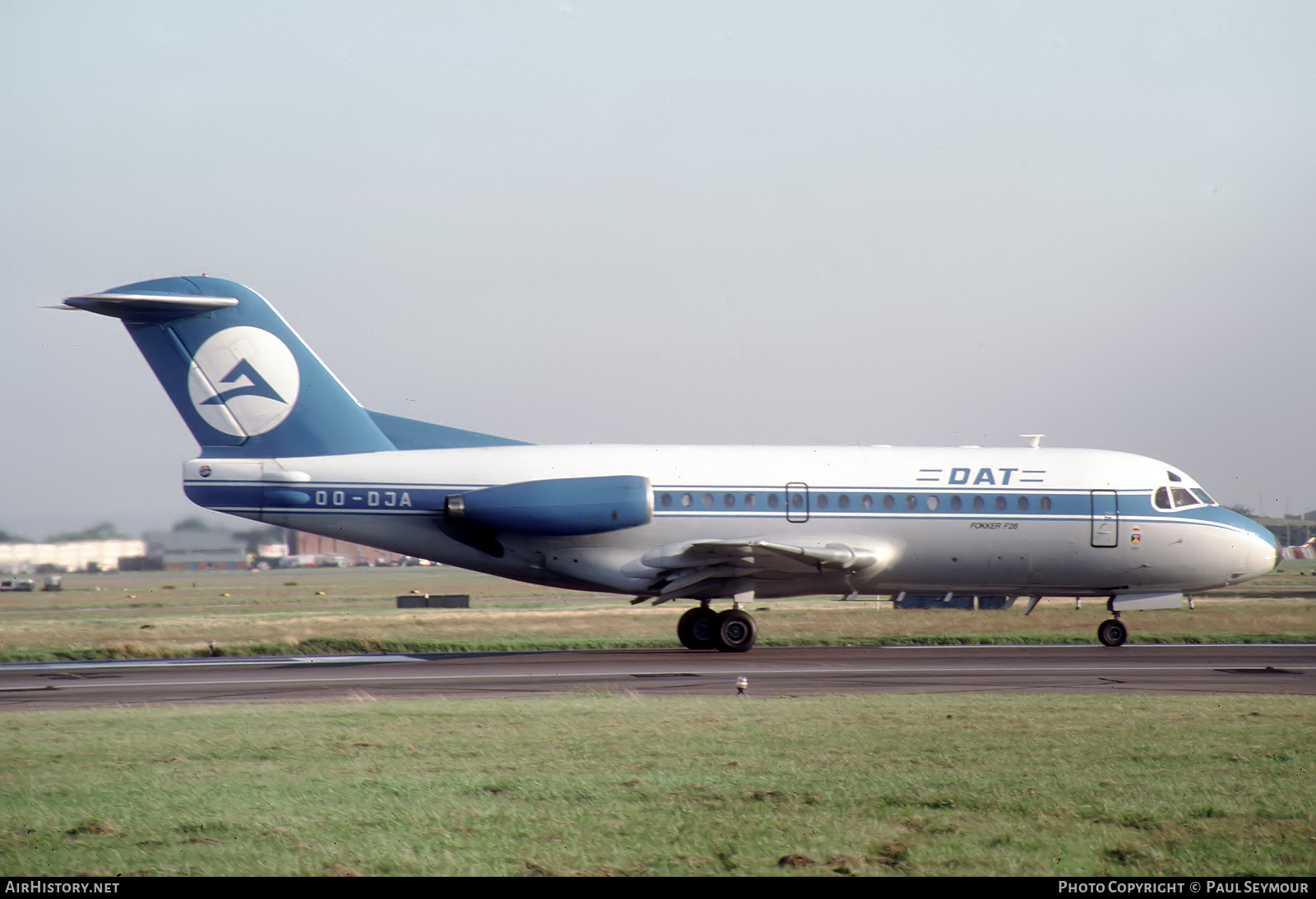 Aircraft Photo of OO-DJA | Fokker F28-3000 Fellowship | Delta Air Transport - DAT | AirHistory.net #814964