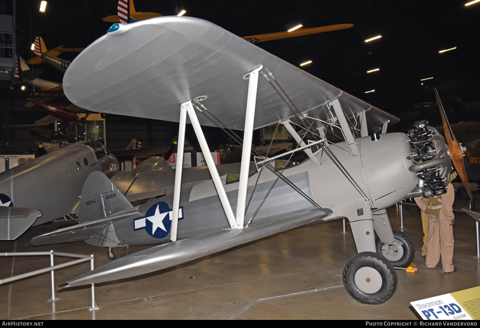 Aircraft Photo of 60591 / 42-17800 | Boeing PT-13D Kaydet (E75) | USA - Air Force | AirHistory.net #815011