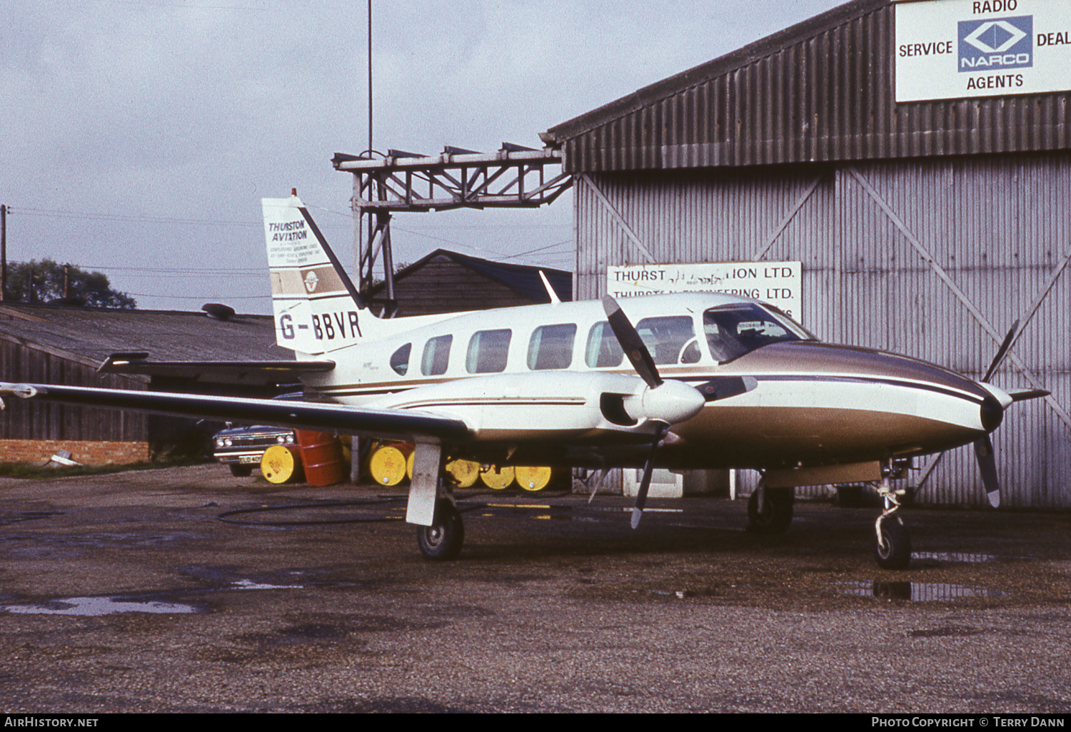 Aircraft Photo of G-BBVR | Piper PA-31-350 Navajo Chieftain | Thurston Aviation | AirHistory.net #815046