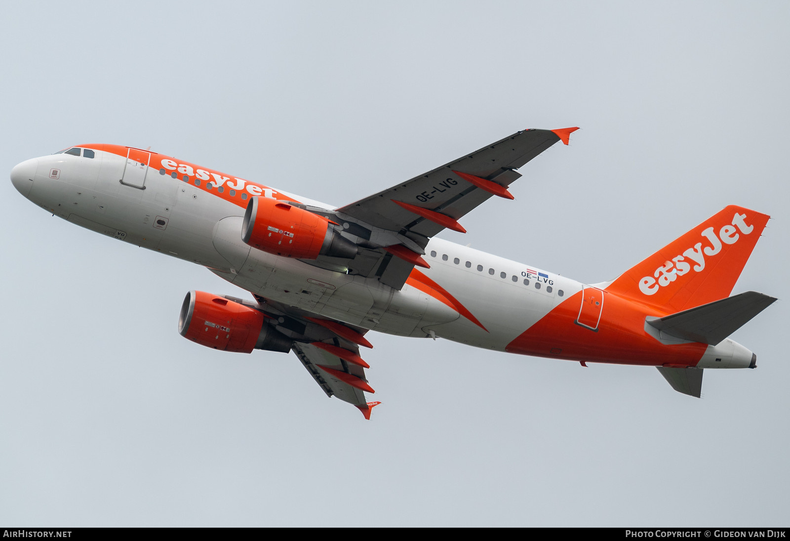 Aircraft Photo of OE-LVG | Airbus A319-111 | EasyJet | AirHistory.net #815056
