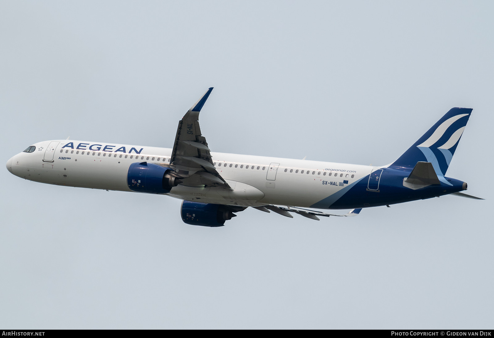 Aircraft Photo of SX-NAL | Airbus A321-271NX | Aegean Airlines | AirHistory.net #815058