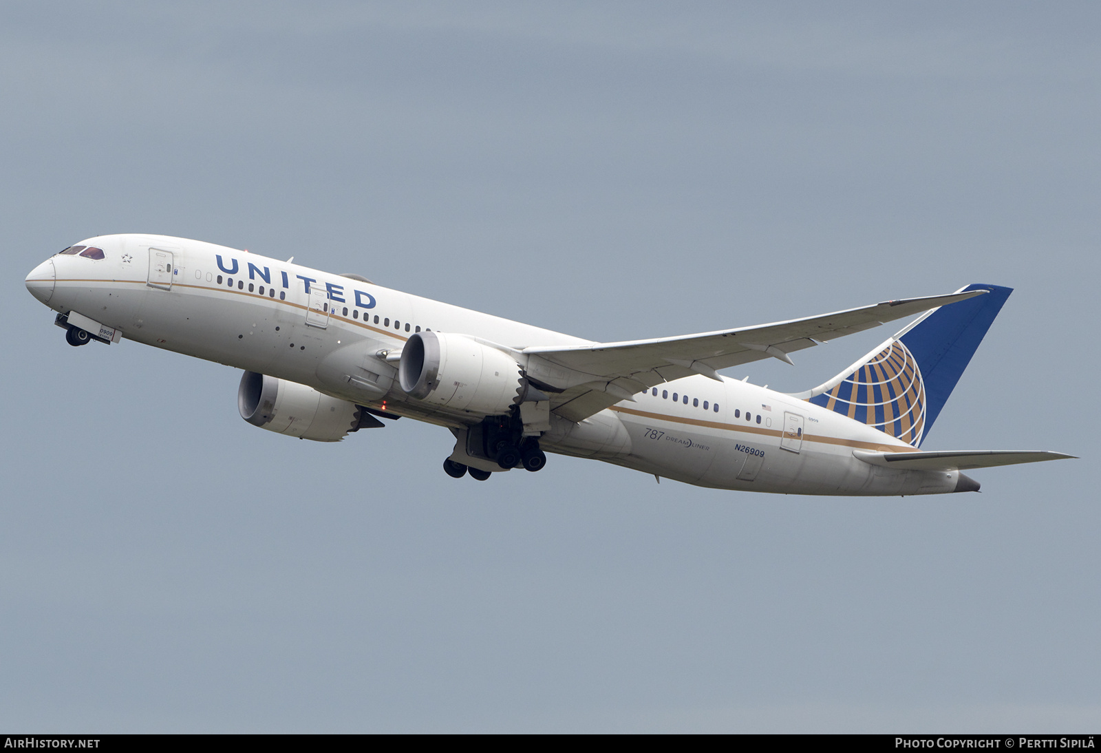 Aircraft Photo of N26909 | Boeing 787-8 Dreamliner | United Airlines | AirHistory.net #815071