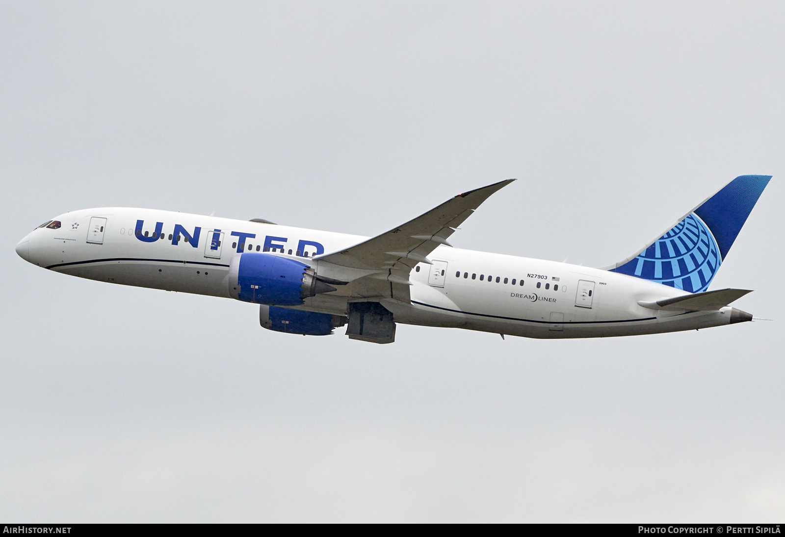 Aircraft Photo of N27903 | Boeing 787-8 Dreamliner | United Airlines | AirHistory.net #815079