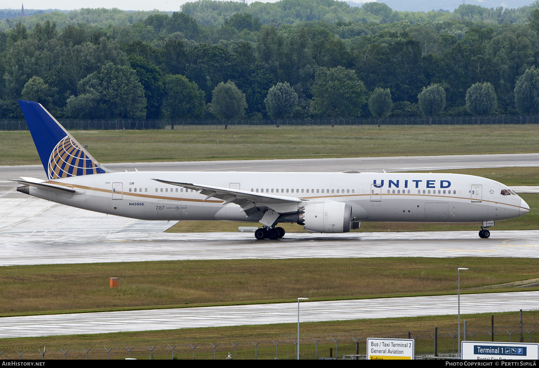 Aircraft Photo of N45956 | Boeing 787-9 Dreamliner | United Airlines | AirHistory.net #815080