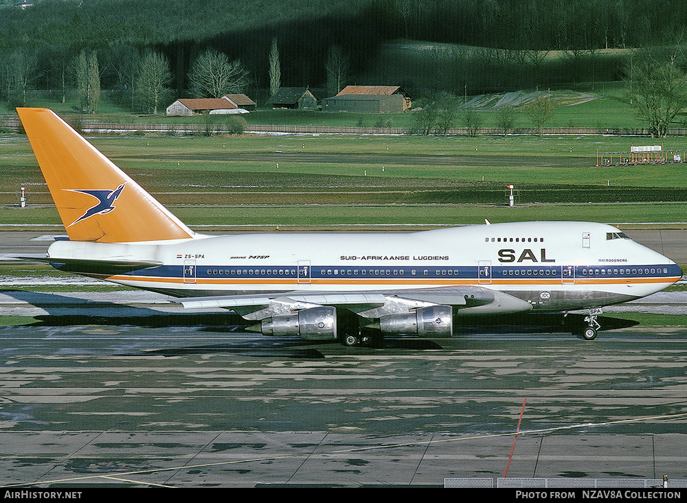 Aircraft Photo of ZS-SPA | Boeing 747SP-44 | South African Airways - Suid-Afrikaanse Lugdiens | AirHistory.net #815113