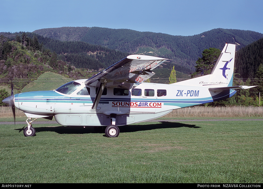 Aircraft Photo of ZK-PDM | Cessna 208 Caravan I | Sounds Air | AirHistory.net #815114