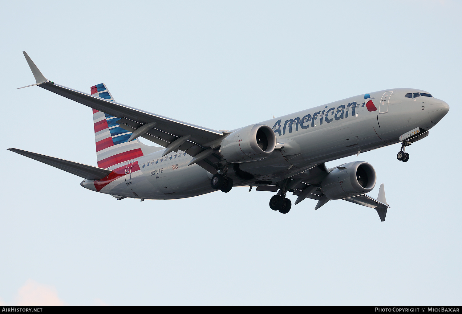 Aircraft Photo of N319TE | Boeing 737-8 Max 8 | American Airlines | AirHistory.net #815124
