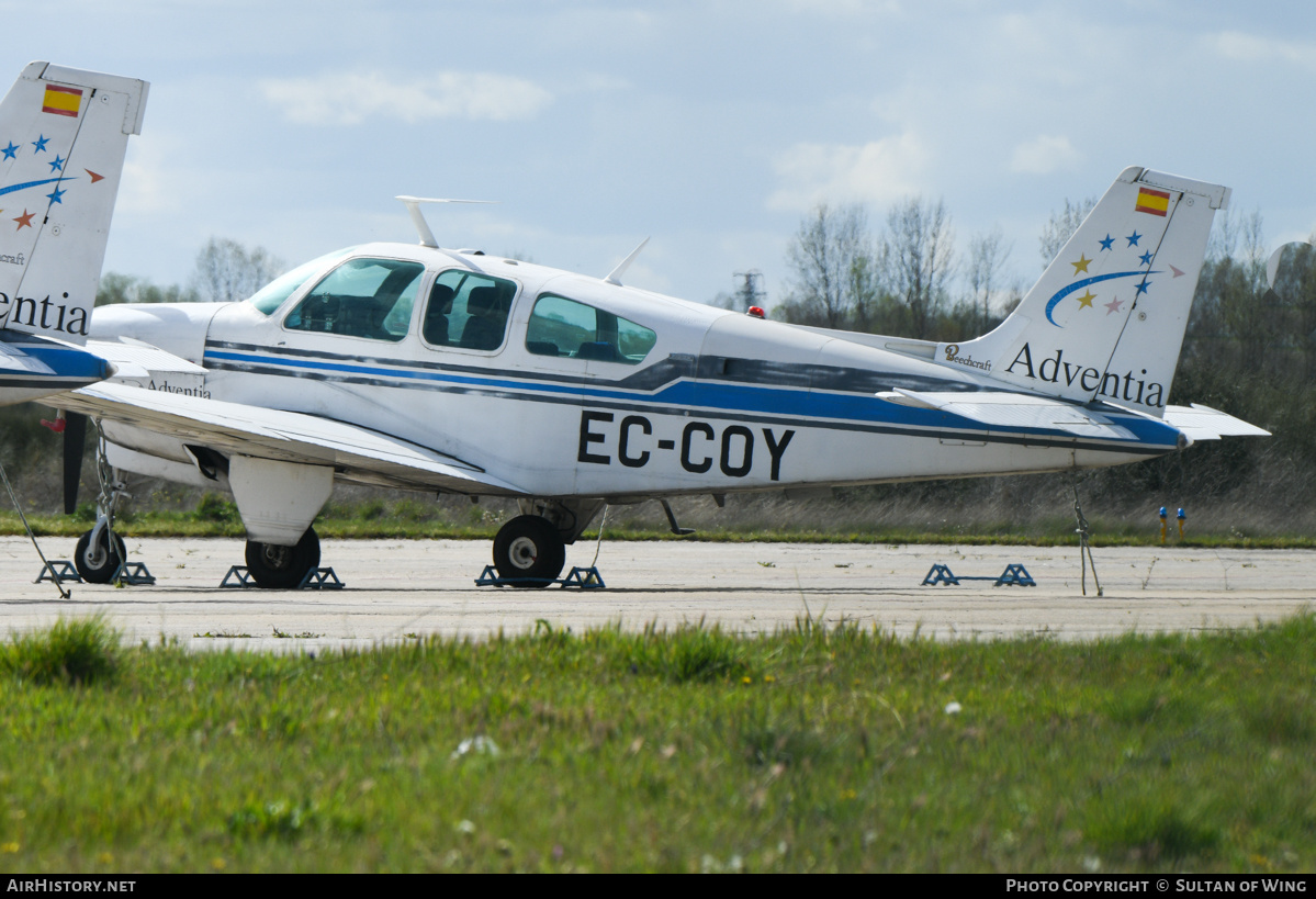 Aircraft Photo of EC-COY | Beech F33A Bonanza | Adventia - European College of Aeronautics | AirHistory.net #815149