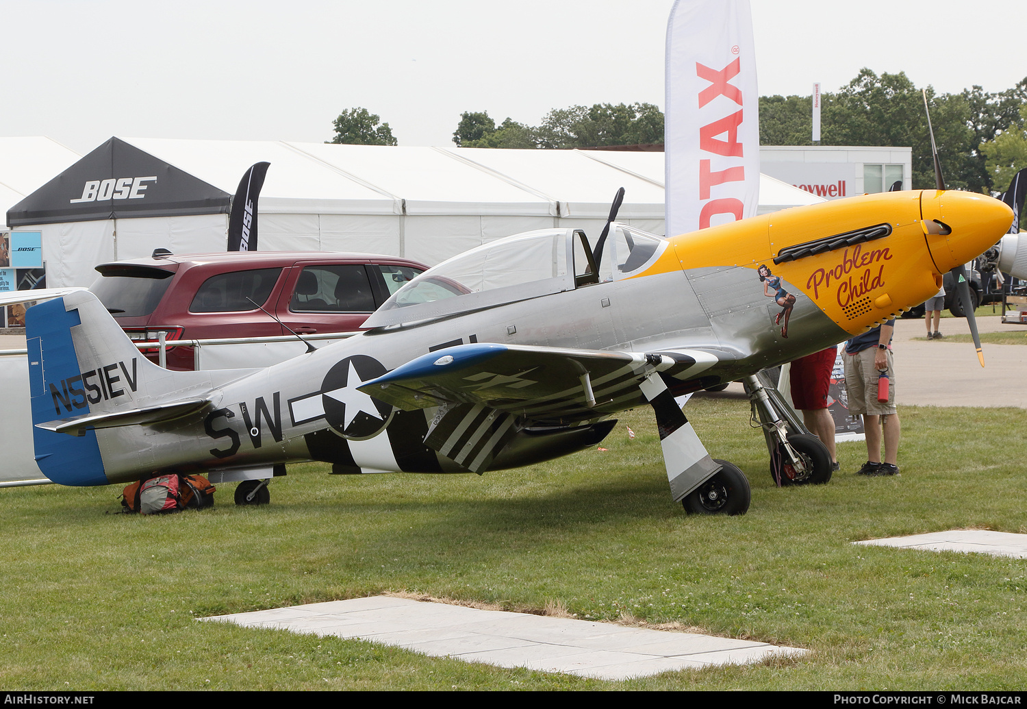 Aircraft Photo of N551EV | ScaleWings SW-51 Mustang | USA - Air Force | AirHistory.net #815162