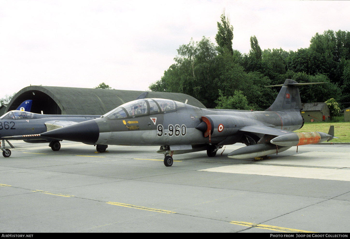 Aircraft Photo of 5960 | Lockheed TF-104G Starfighter | Turkey - Air Force | AirHistory.net #815184