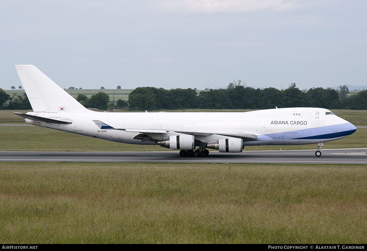 Aircraft Photo of HL7645 | Boeing 747-409F/SCD | Asiana Airlines Cargo | AirHistory.net #815193
