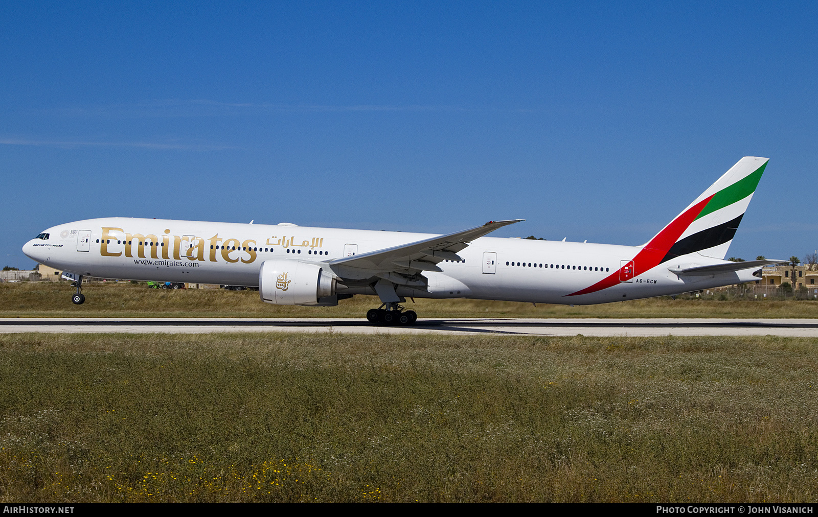 Aircraft Photo of A6-ECW | Boeing 777-31H/ER | Emirates | AirHistory.net #815208