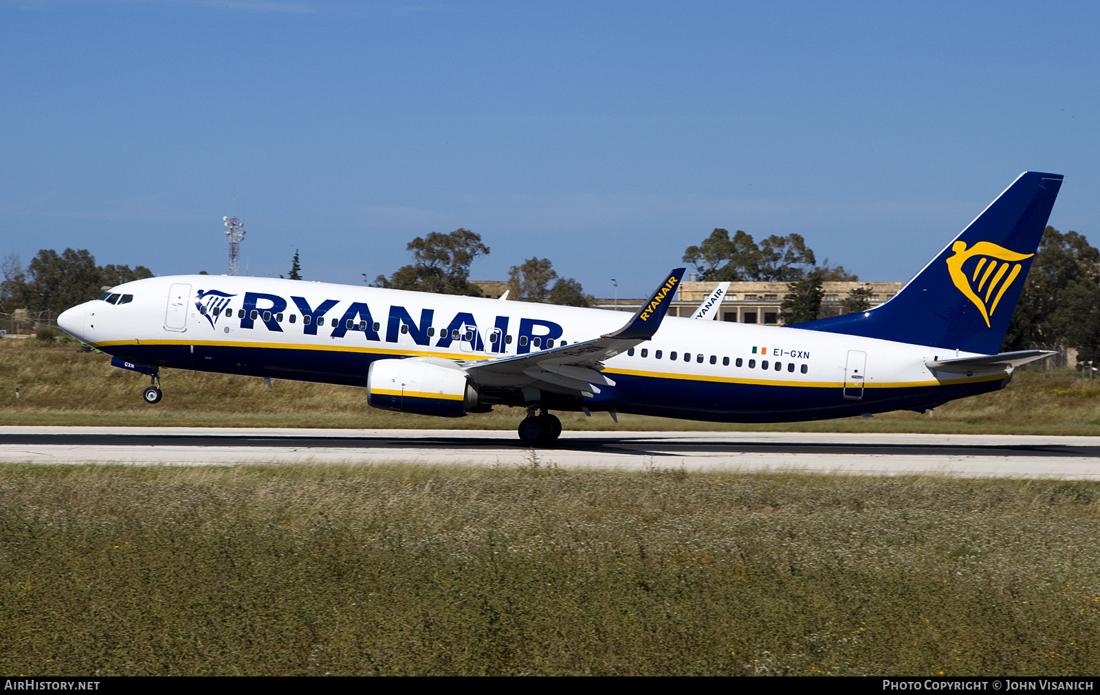 Aircraft Photo of EI-GXN | Boeing 737-8AS | Ryanair | AirHistory.net #815209