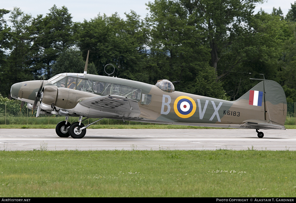 Aircraft Photo of OO-ANS / K1683 | Avro 652A Anson I | UK - Air Force | AirHistory.net #815223