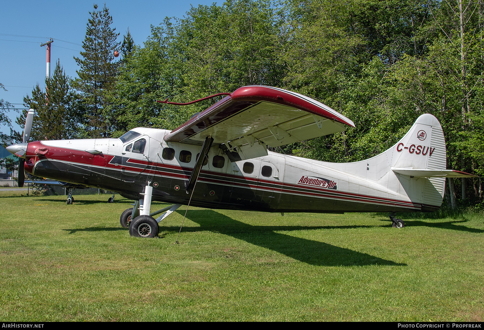 Aircraft Photo of C-GSUV | De Havilland Canada DHC-3T/M601 Turbo Otter | Adventure Air | AirHistory.net #815244