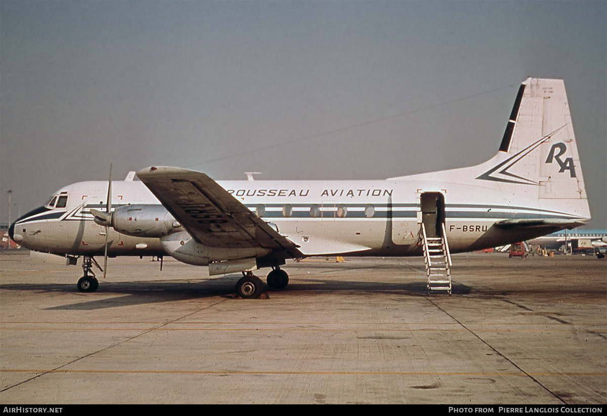 Aircraft Photo of F-BSRU | Hawker Siddeley HS-748 Srs2A/264 | Rousseau Aviation | AirHistory.net #815266