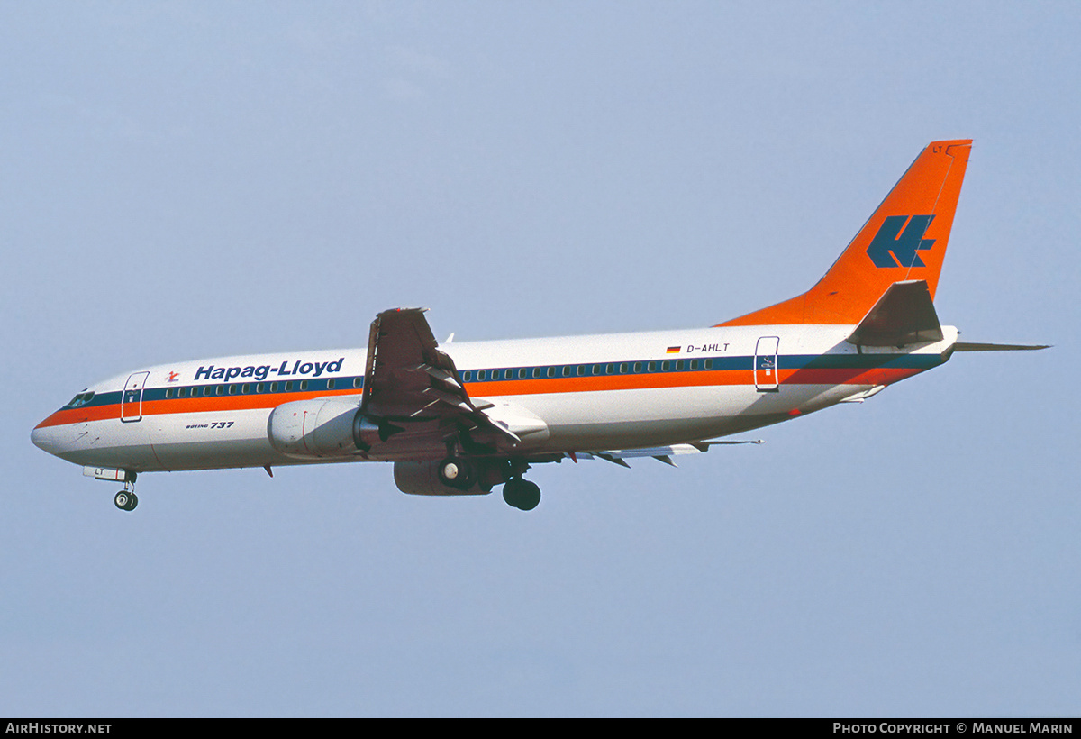 Aircraft Photo of D-AHLT | Boeing 737-4K5 | Hapag-Lloyd | AirHistory.net #815267