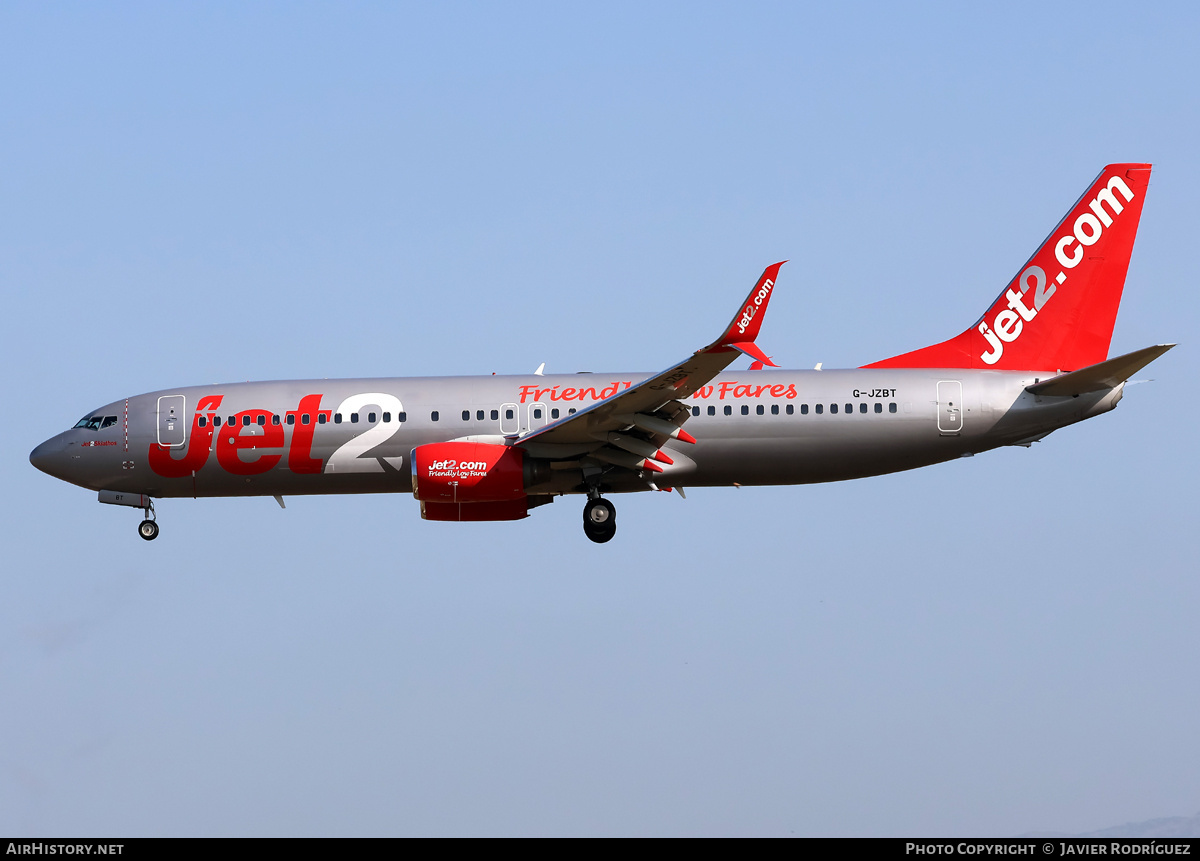 Aircraft Photo of G-JZBT | Boeing 737-883 | Jet2 | AirHistory.net #815386