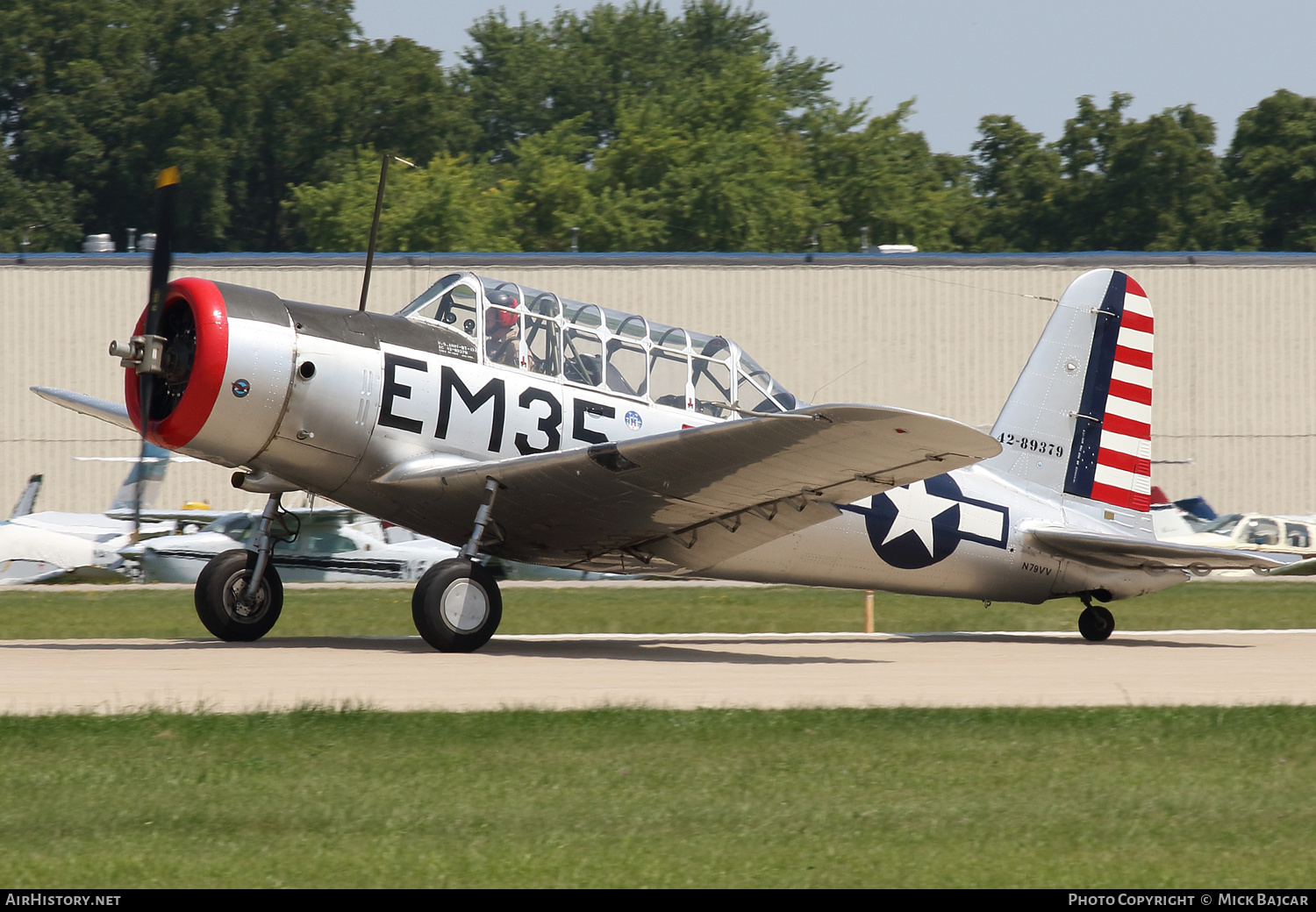Aircraft Photo of N79VV / 42-89379 | Vultee BT-13A Valiant | USA - Air Force | AirHistory.net #815419