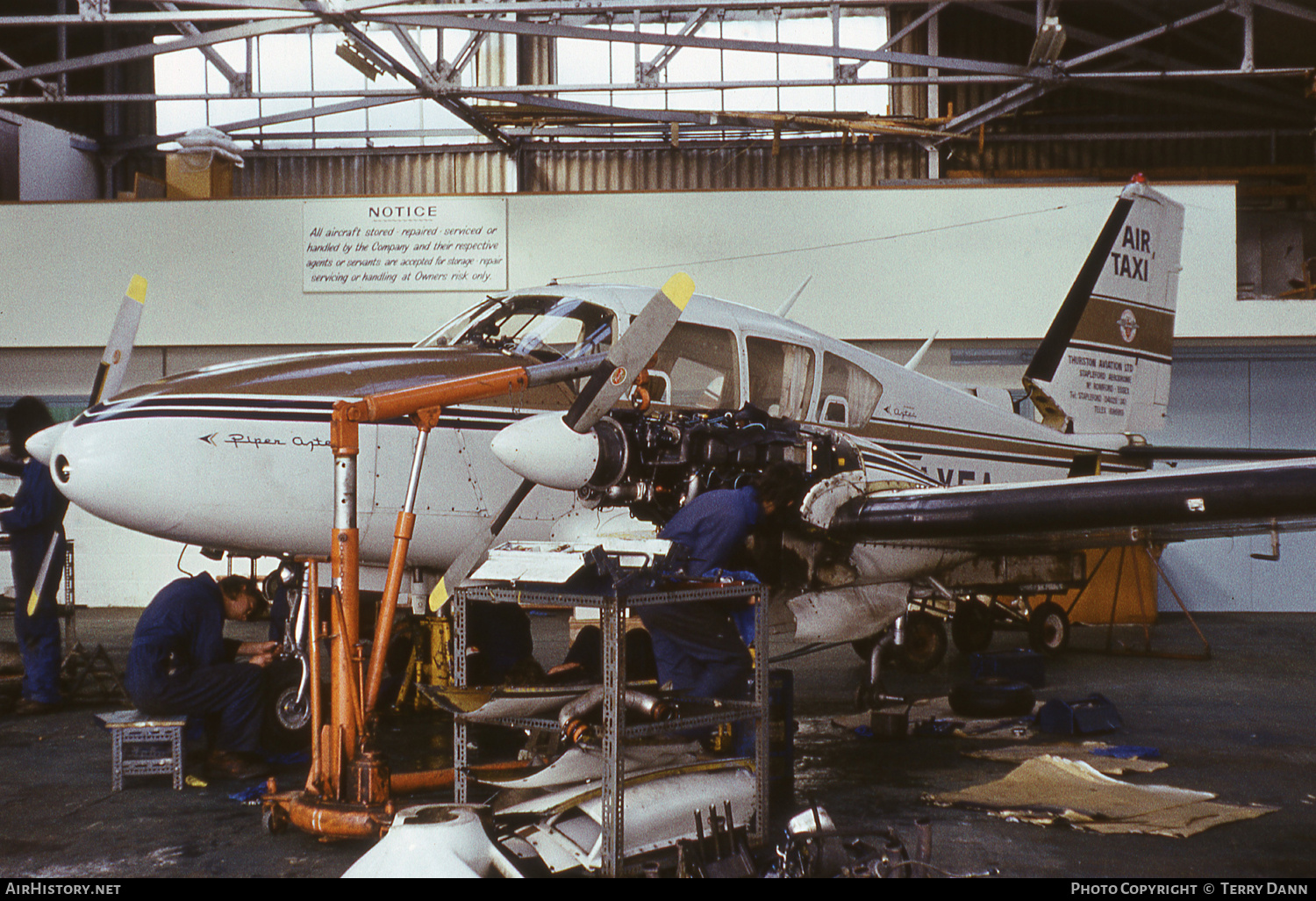 Aircraft Photo of G-AXFA | Piper PA-E23-250 Aztec D | Thurston Aviation | AirHistory.net #815422