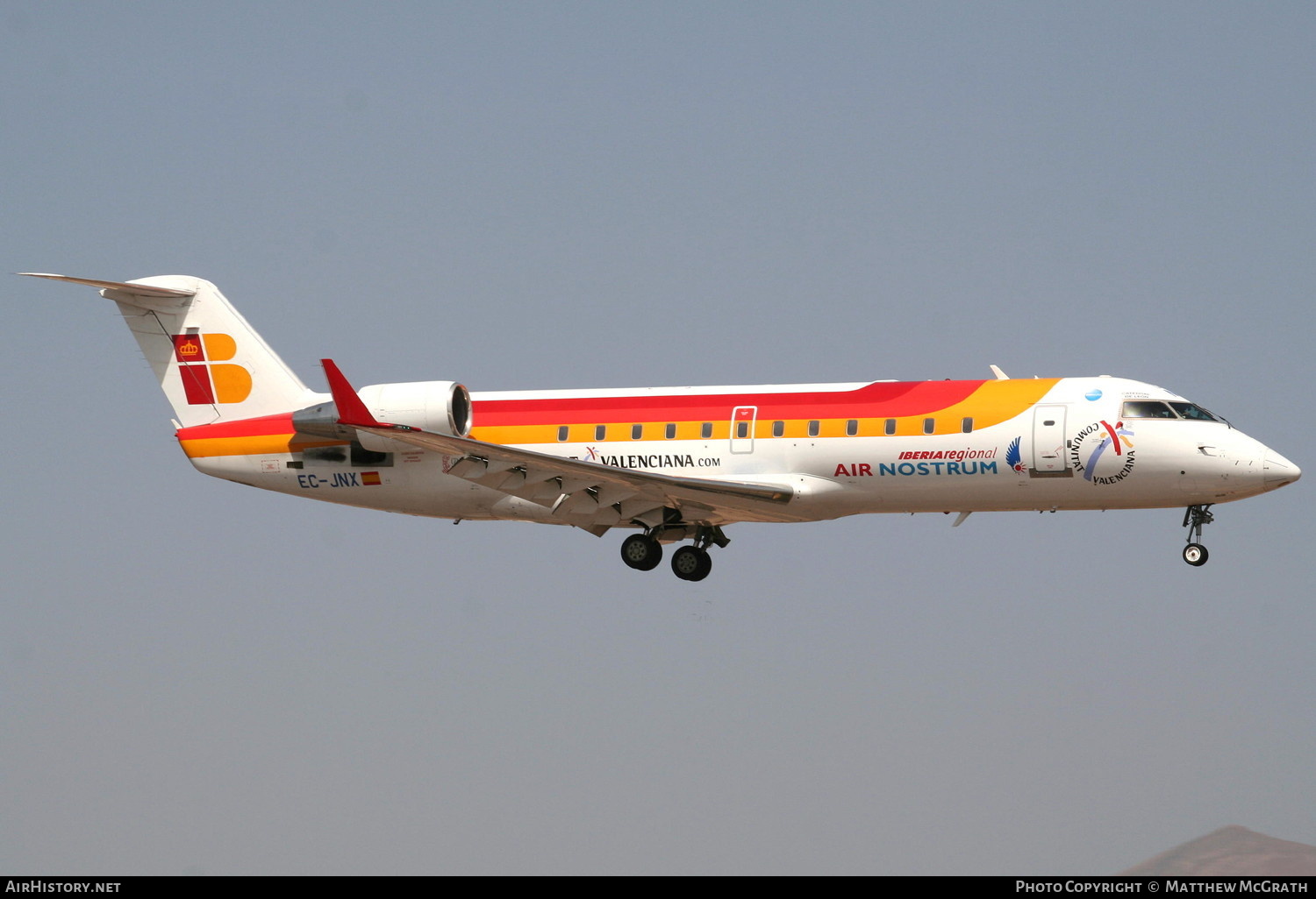 Aircraft Photo of EC-JNX | Bombardier CRJ-200ER (CL-600-2B19) | Iberia Regional | AirHistory.net #815426