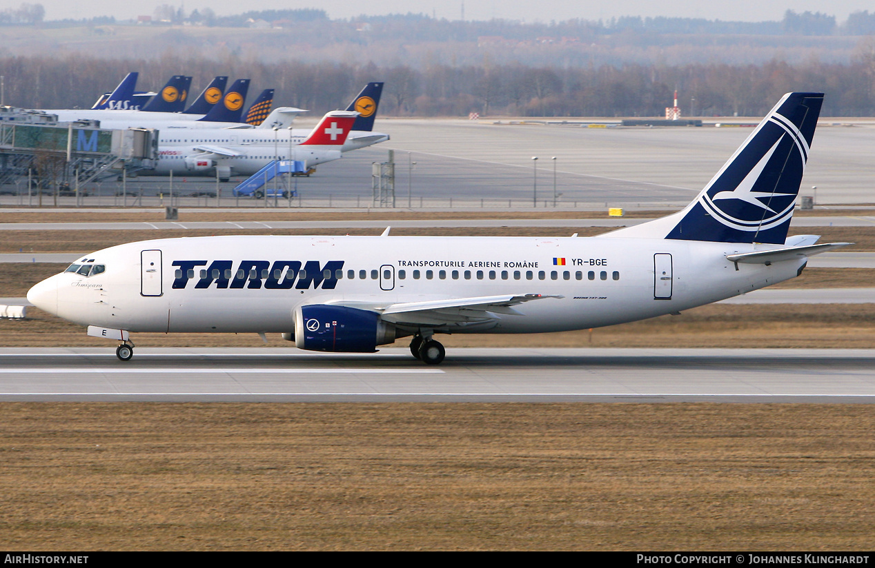 Aircraft Photo of YR-BGE | Boeing 737-38J | TAROM - Transporturile Aeriene Române | AirHistory.net #815433