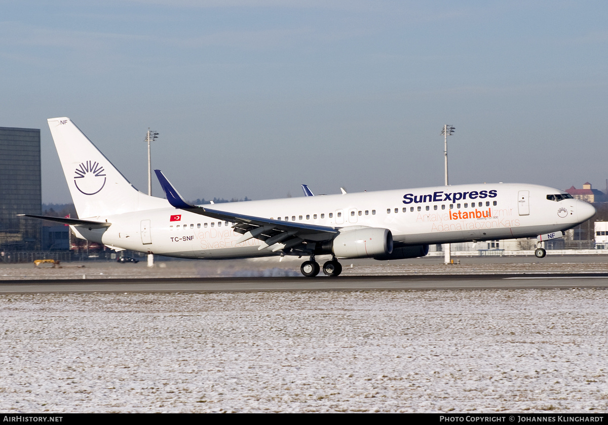 Aircraft Photo of TC-SNF | Boeing 737-8HC | SunExpress | AirHistory.net #815449