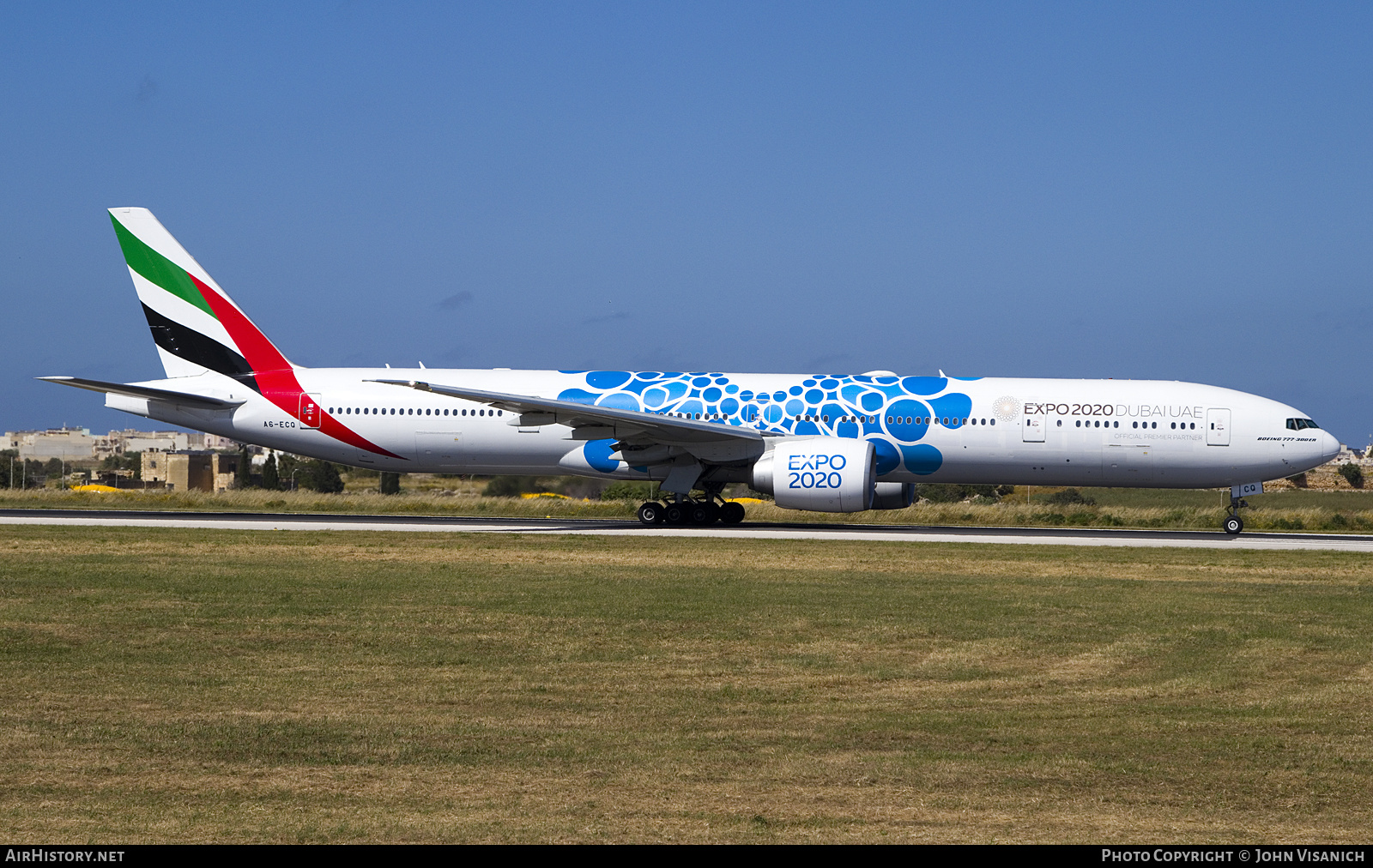 Aircraft Photo of A6-ECQ | Boeing 777-31H/ER | Emirates | AirHistory.net #815459