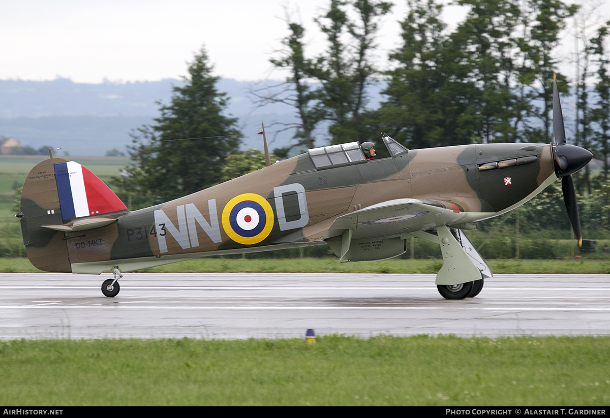 Aircraft Photo of OO-MKT / P3143 | Hawker Hurricane Mk2A | UK - Air Force | AirHistory.net #815482
