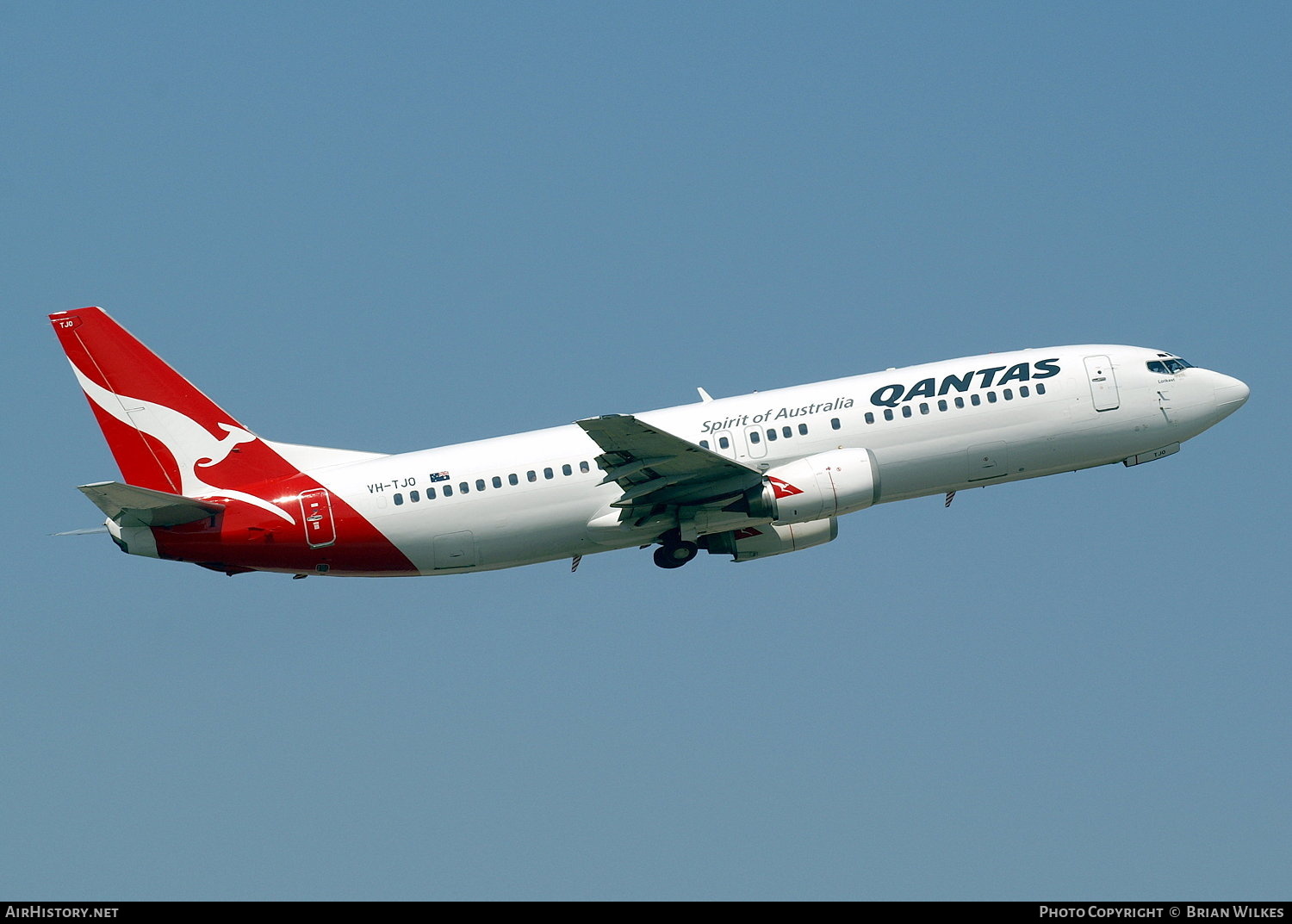 Aircraft Photo of VH-TJO | Boeing 737-476 | Qantas | AirHistory.net #815543