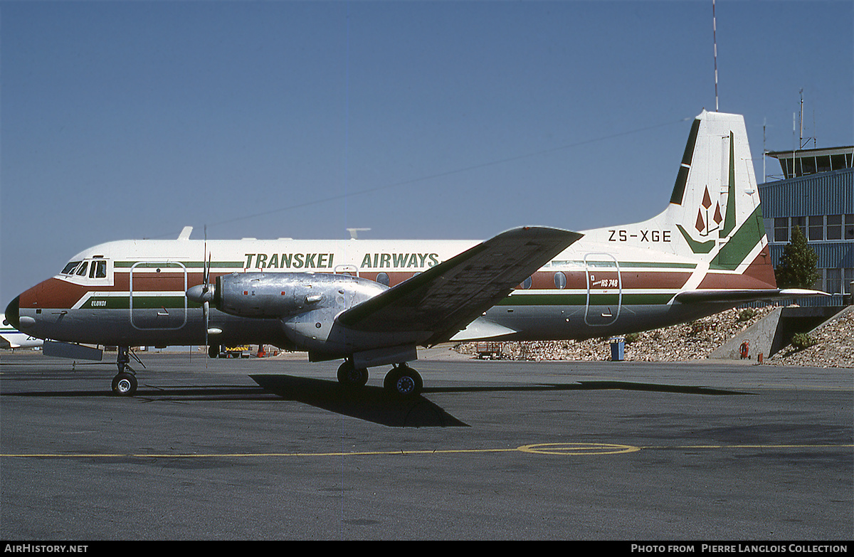 Aircraft Photo of ZS-XGE | British Aerospace BAe-748 Srs2A/351 | Transkei Airways | AirHistory.net #815594